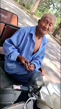偶遇老头被我说服了