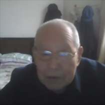 可爱的慈祥老头