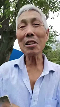 郊外遇白发帅老
